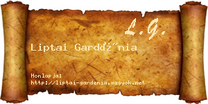 Liptai Gardénia névjegykártya